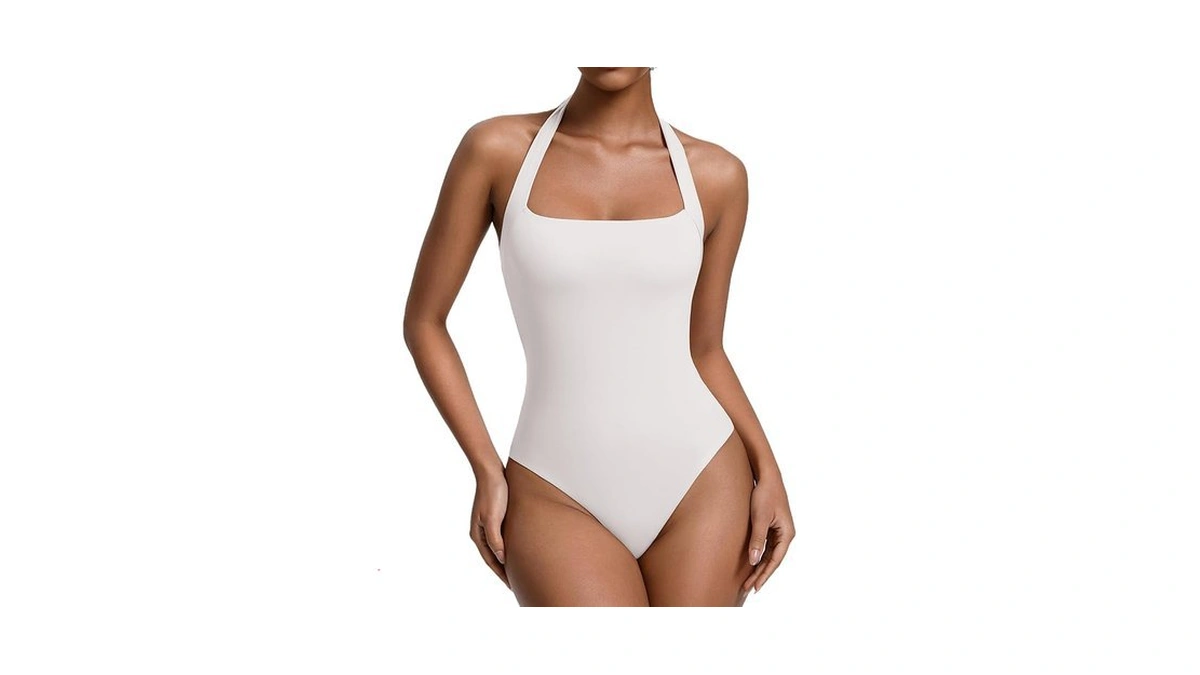 Avidlove Womens Bodysuits Thong Leotard Square Neck Tops Shapewear Body