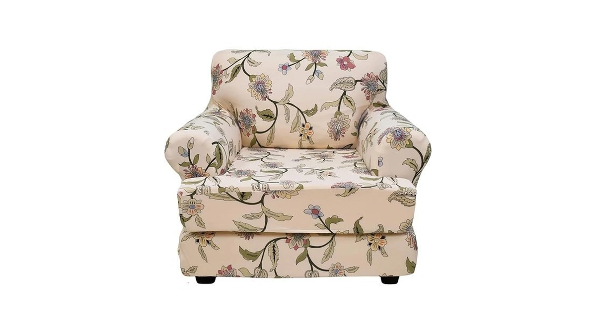 Krfoonn 2 Pieces T Cushion Chair Slipcovers With Arms Stretch