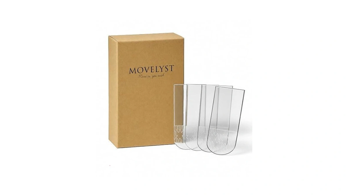 Movelyst 40 Pieces Clear Refill Strips For Clear Small Wire