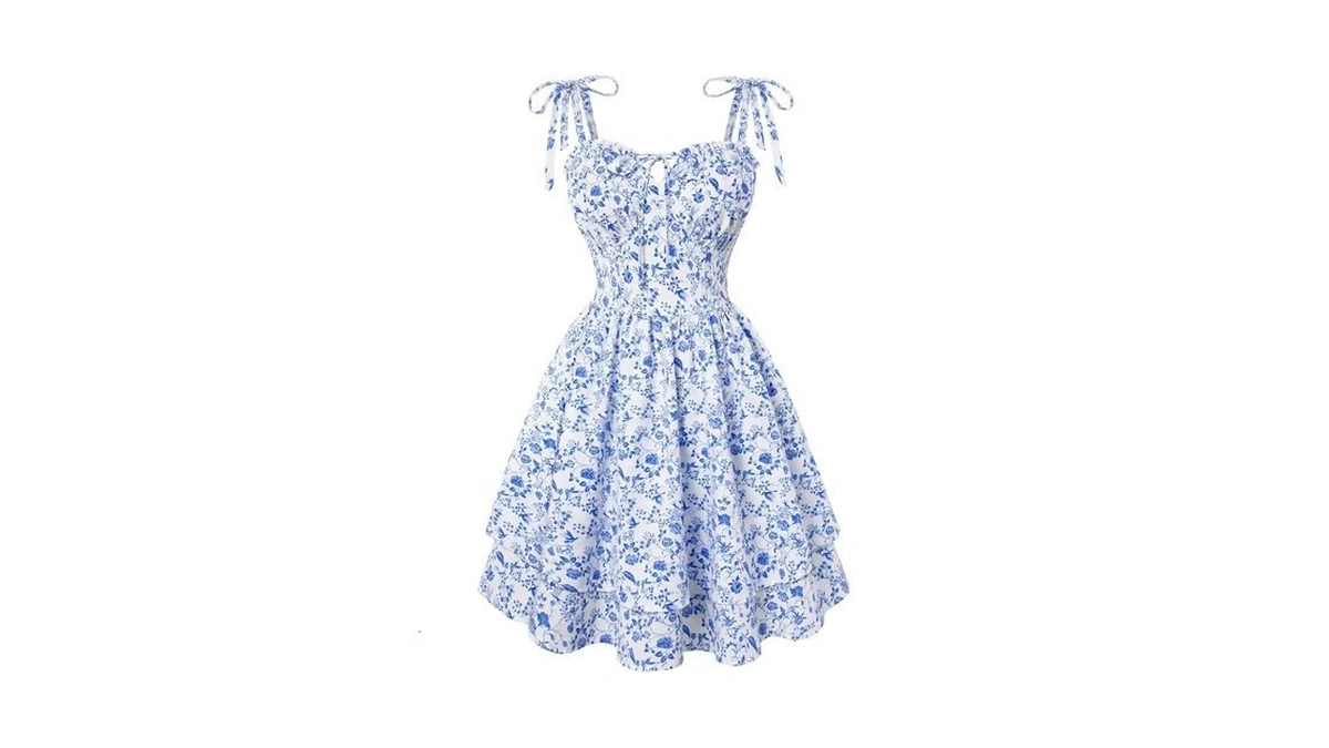 Scarlet Darkness Floral Mini Dress For Women Teens Summer 2026