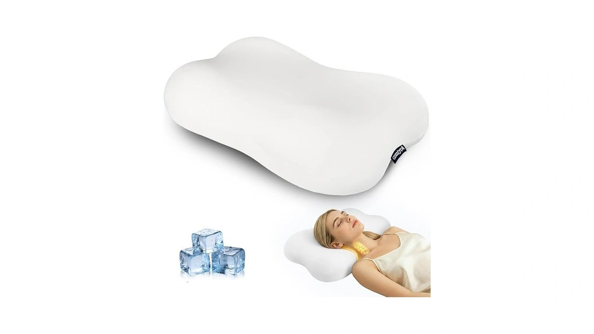 Comfypil Cervical Neck Pillow For Sleeping, Memory Foam Pillows, Pure