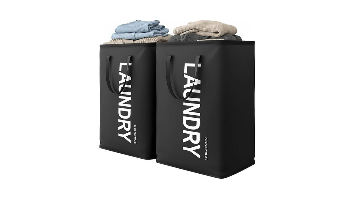 Songmics Laundry Hamper, 21.1-gallon (80 L) Laundry Basket With Handles,
