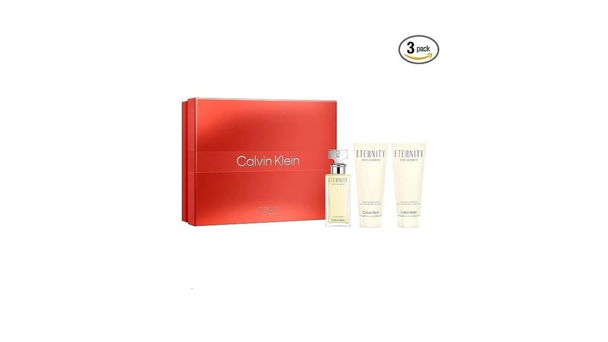 Calvin Klein Eternity Eau De Parfum For Women 3pc Gift