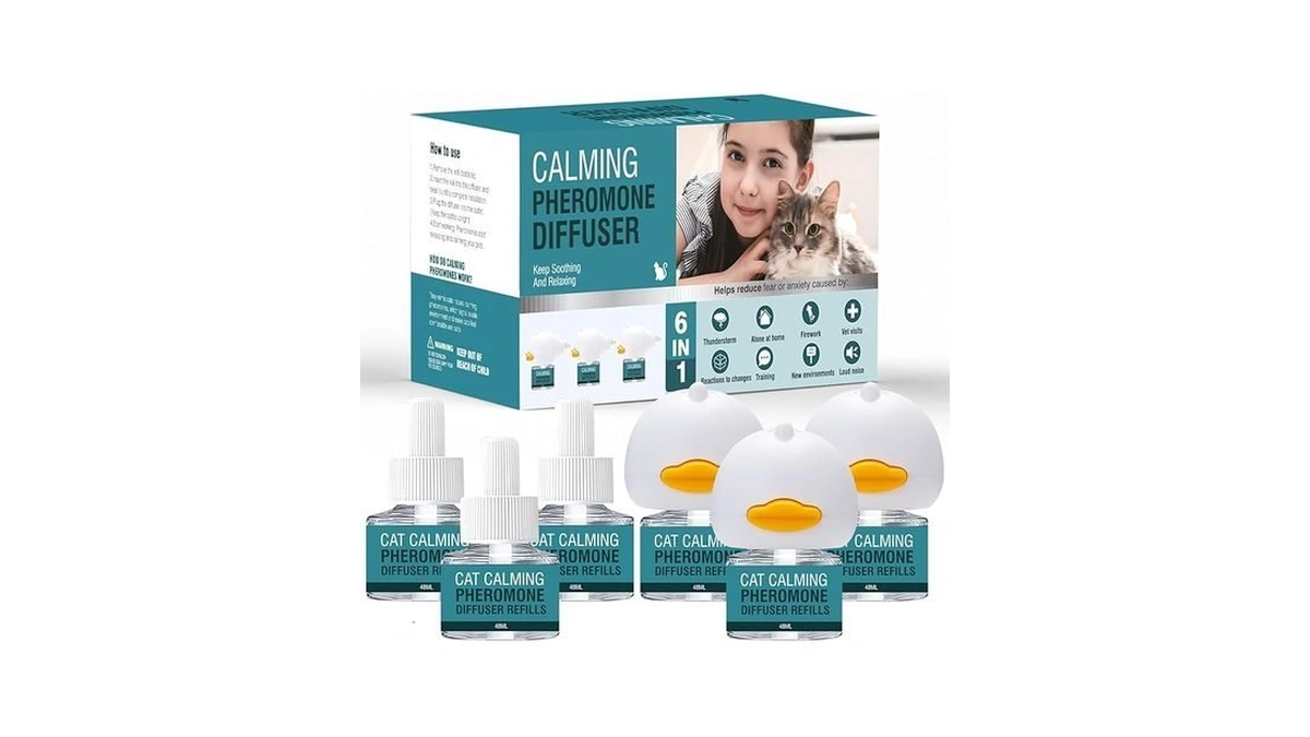 Cat Calming Diffuser 6 In 1 Multicat Calming Pheromones Diffusers