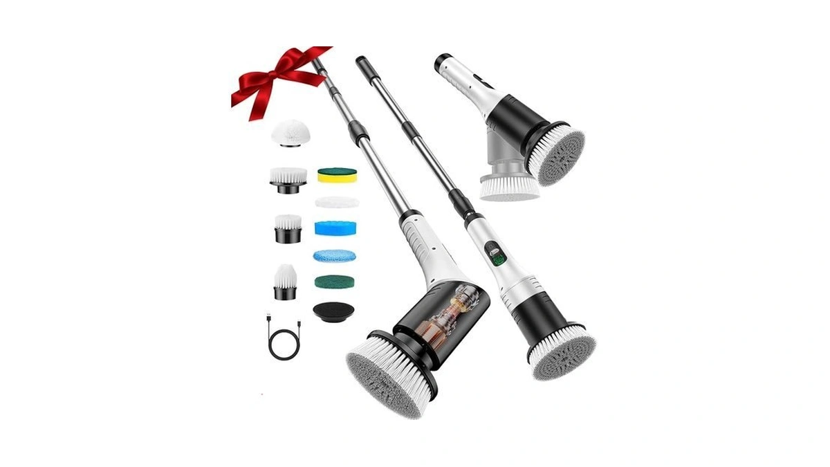 Electric Cleaning Brush, 9 In 1 Electric Brush With Interchangeable