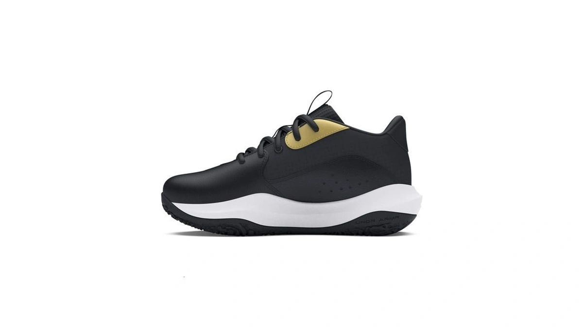 Under Armour Unisex Pre School Lockdown 7, (001) Black/black/metallic Gold,