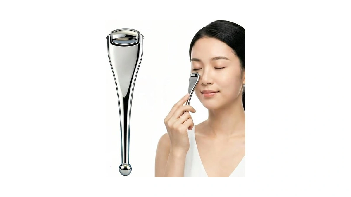 Liedrg Metal Eye Roller For Dry Eyes, Eyelid Massage Tool
