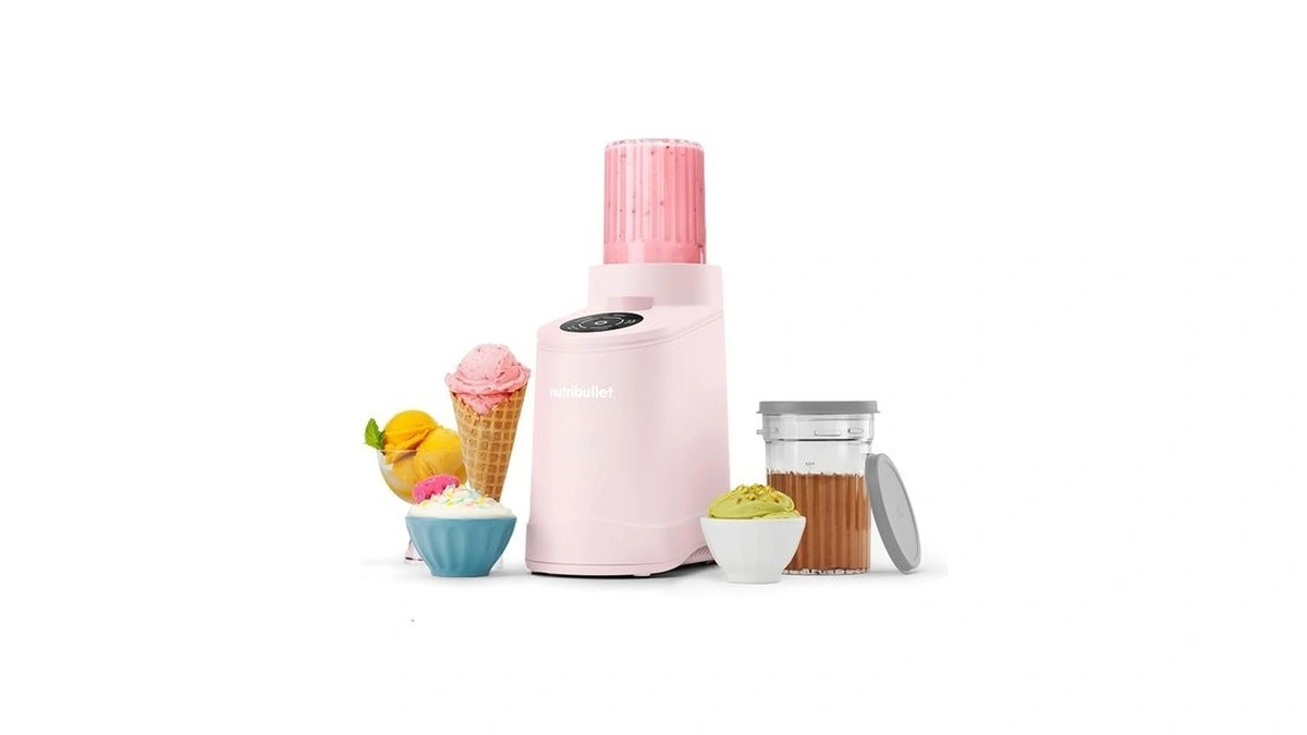 Nutribullet Chill Ice Cream Maker, For Gelato, Sorbet, Frozen Yogurt,