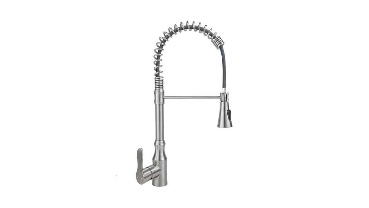 Dopukie 22'' Commercial Spring Tall Kitchen Sink Faucet With 2-function