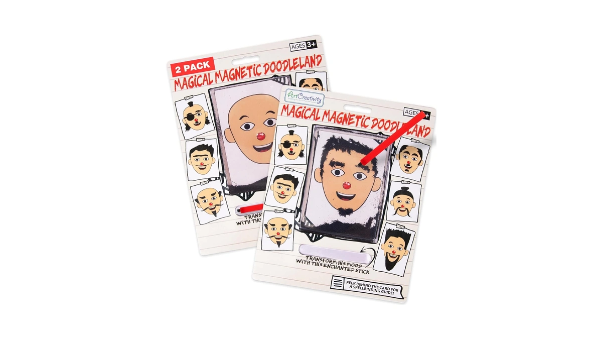 Artcreativity Magnetic Drawing Face - 2 Pack - Travel Toys