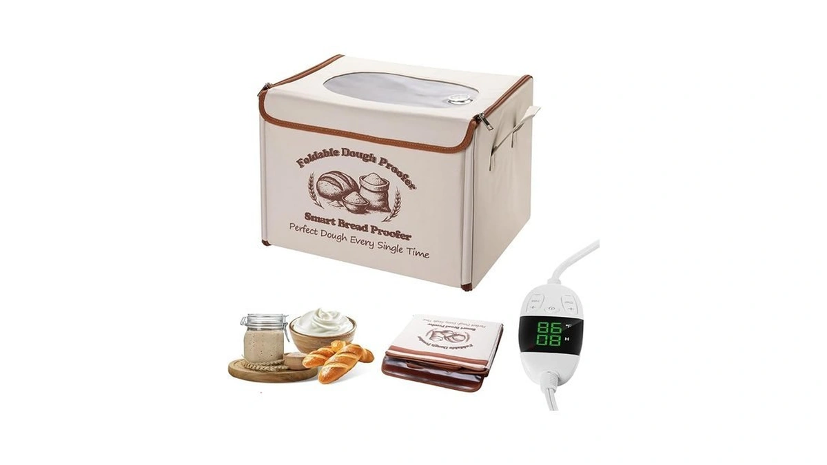 Crsaswivo Foldable Dough Proofer Box With 70-130°f Temp Control &