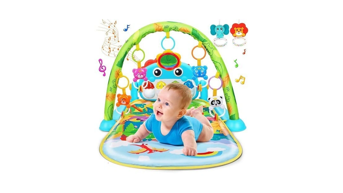 Umiku Baby Gym Play Mats Baby Tummy Time Mat Musical