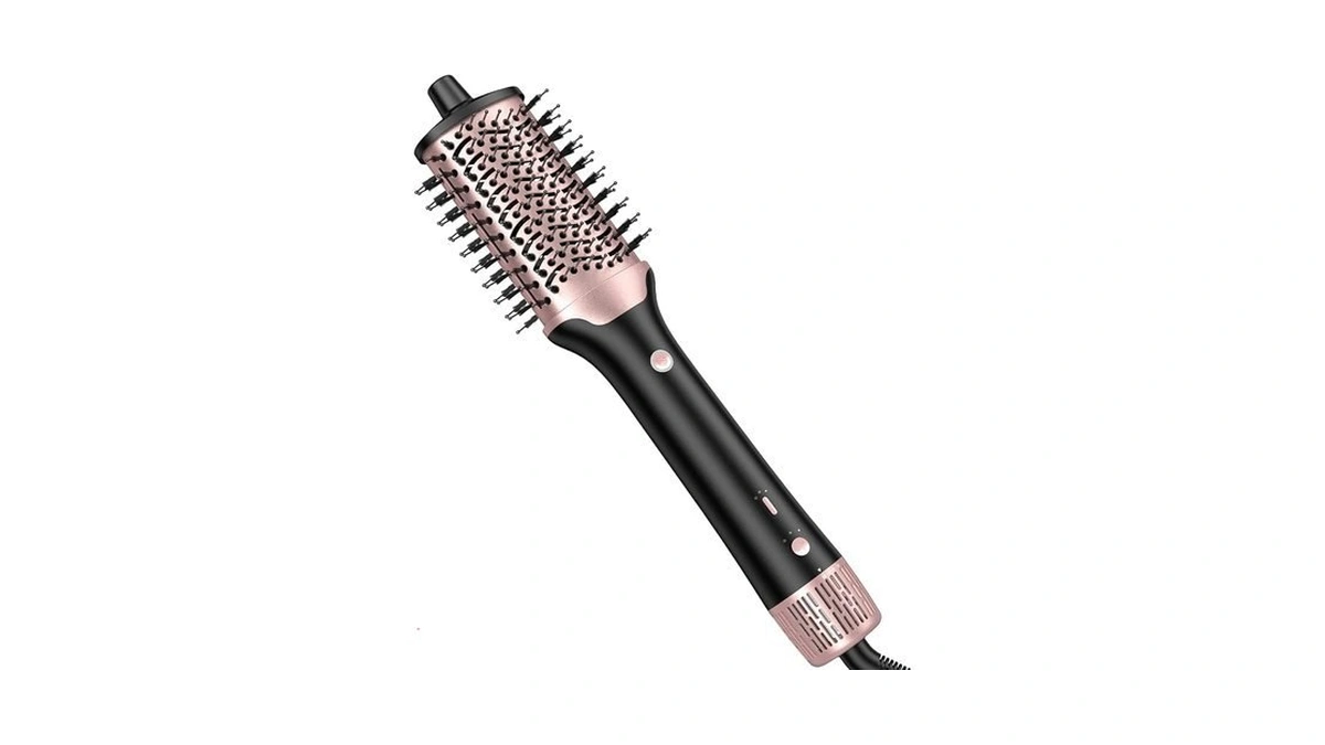 Slopehill Blow Dryer Brush, 100,000rpm 1400w Ionic Hot Air Brush,