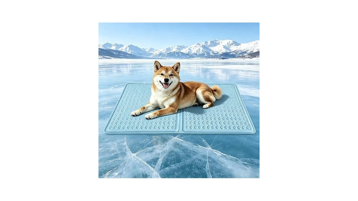 Golopet Cooling Dog Mat For Dogs 34" X23",washable Solid Silicone