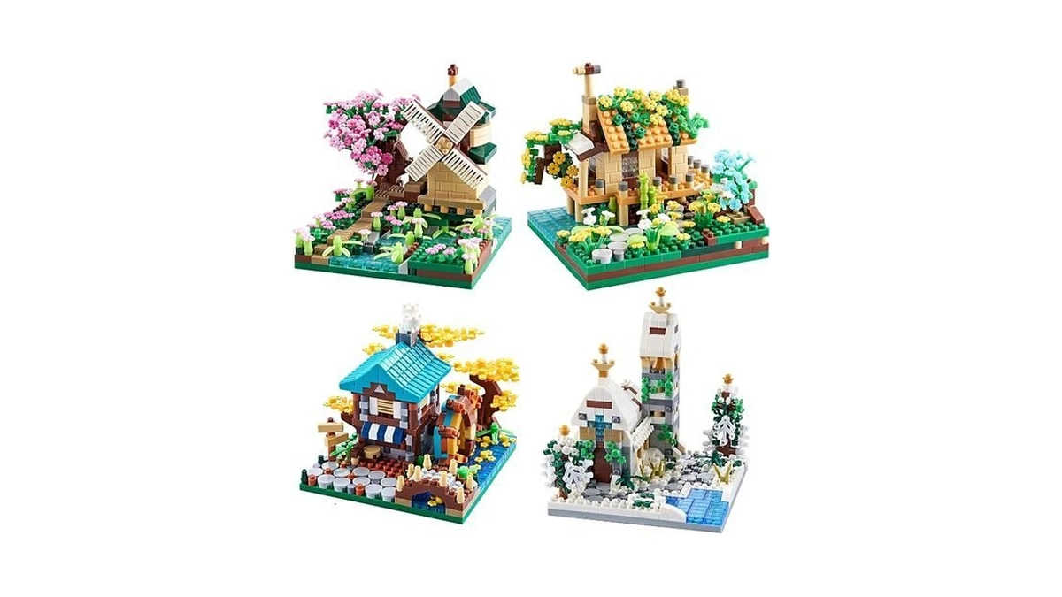 Japanese Cherry Blossom Tree House Building Set For AdultsοΌ4 In