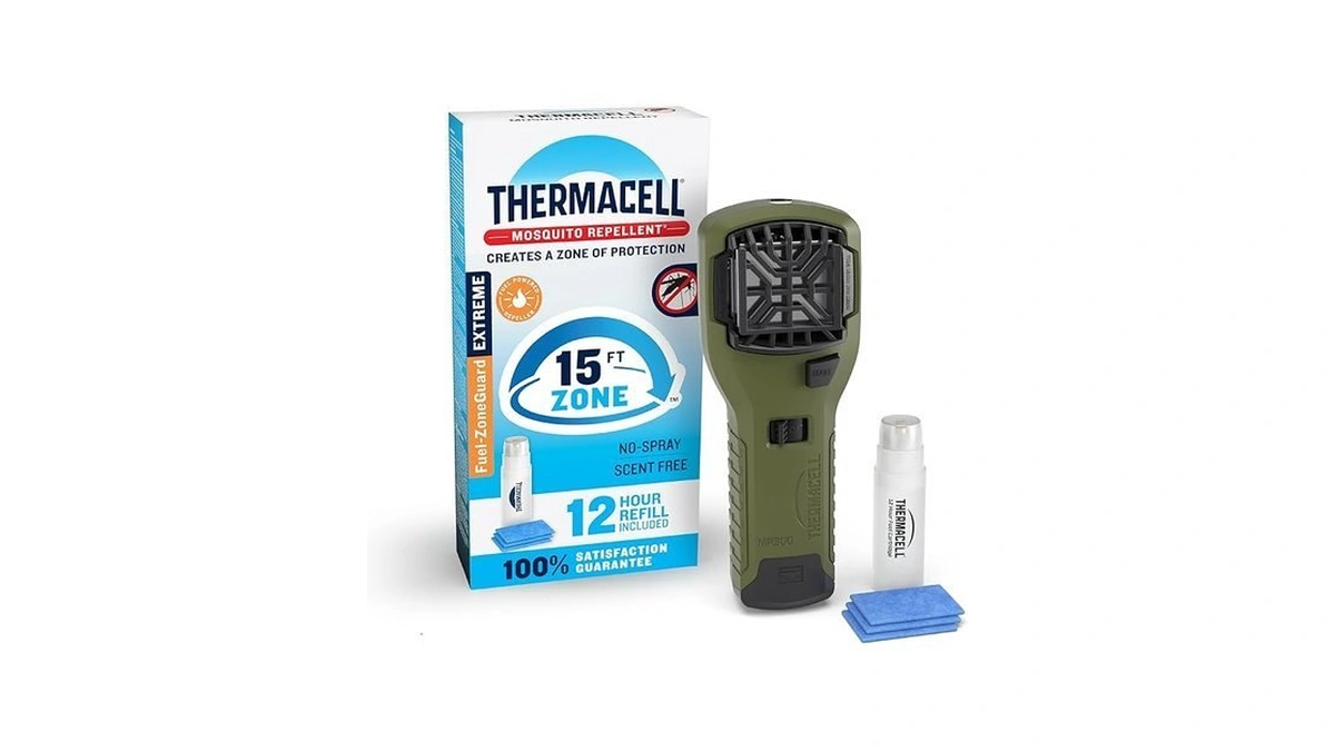 Thermacell Mosquito Portable Repeller; Includes 12-hour Refill; 15 Foot Zone