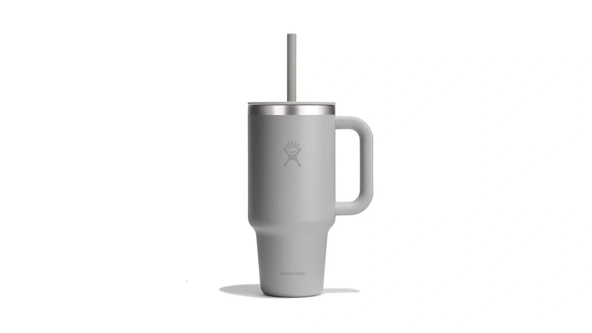 Hydro Flask Travel Tumbler With Handle, Lid And Straw -