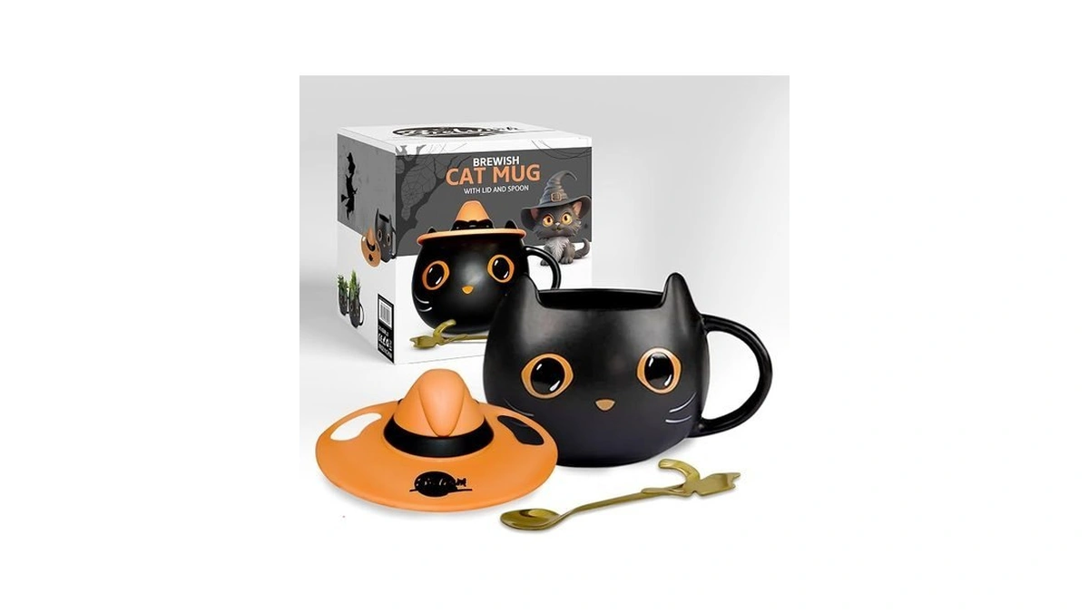 Brewish Cat Mug For Kitty Lovers | Cute Cup With