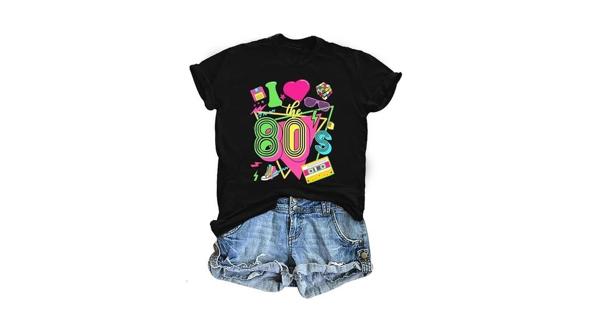 Amwipe 80s Shirts For Women I Love The 80s Tshirts