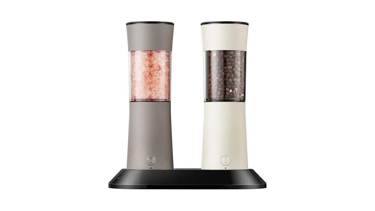 Electric Salt And Pepper Grinder Set With Usb...