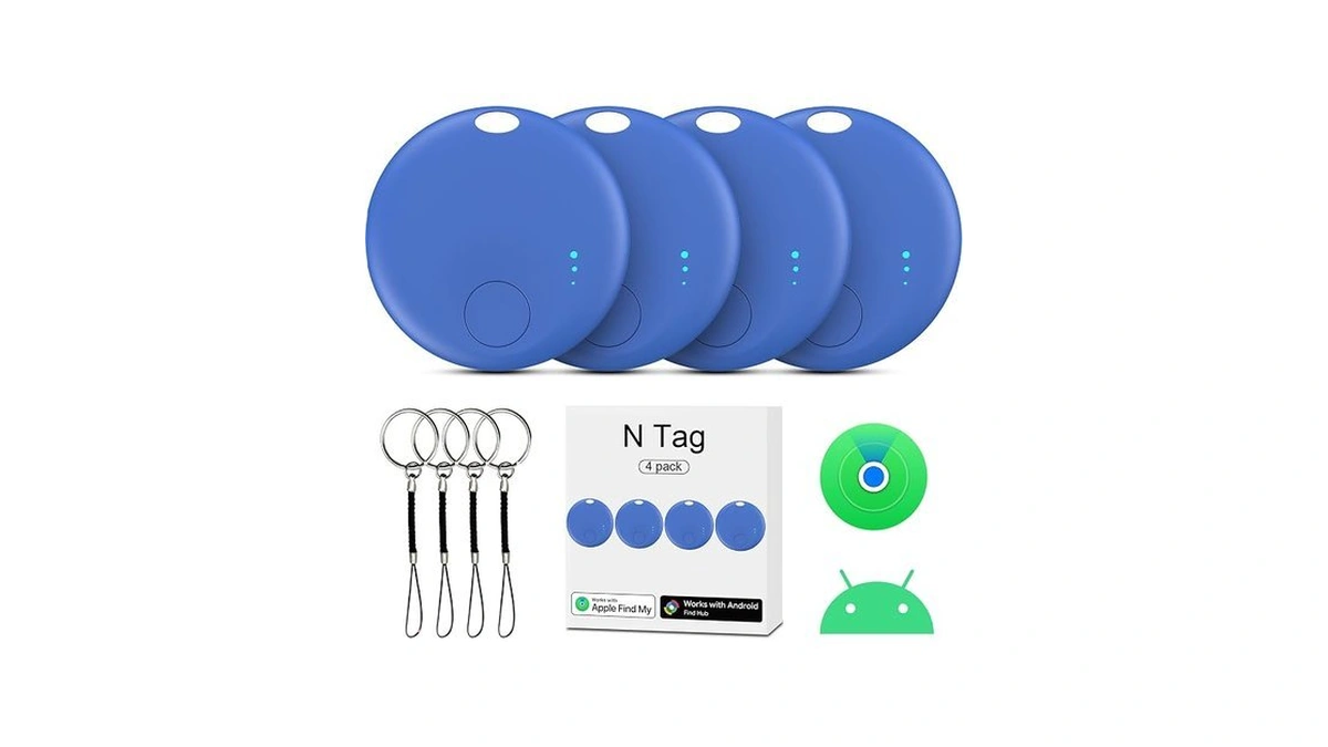 Air Tracker Tag For Android Or Ios, Tracker Tags-4 Pack