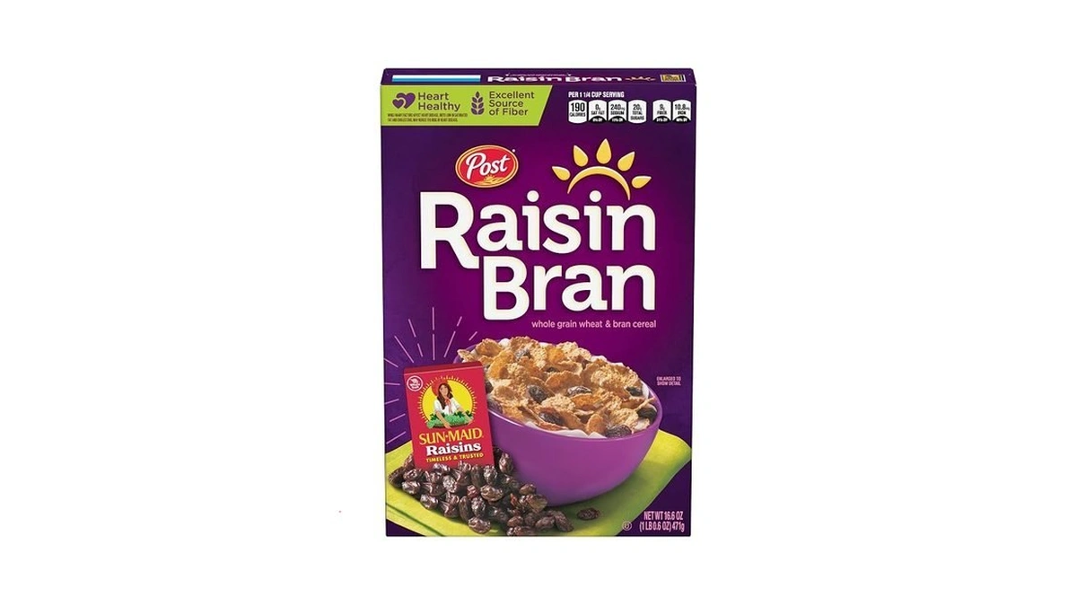 Amazon : Post Raisin Bran Cereal, Made With Wheat