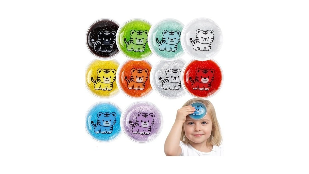 Kids Ice Pack 10-pack, Reusable Soft Mini Cooling Ice Packs,