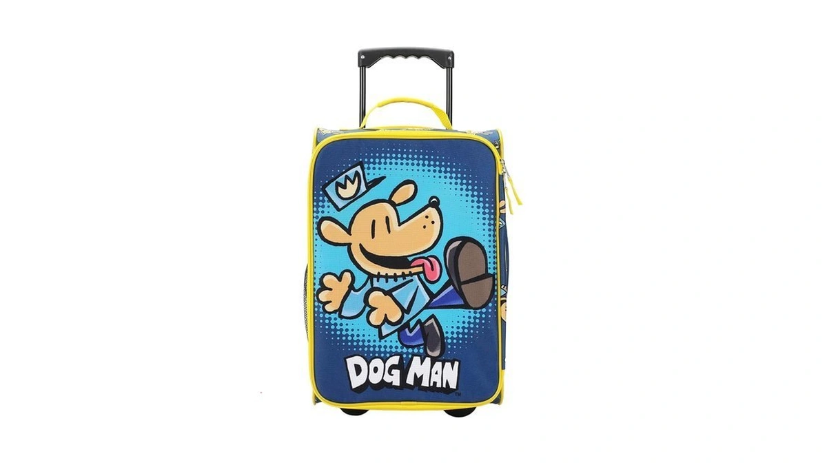 Bioworld Dog Man Character Print Blue 18" Soft-sided Youth Carry