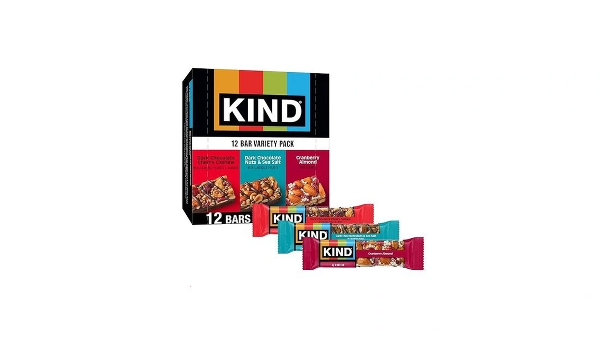 Kind Healthy Snacks Bars Variety Pack, Gluten Free, High Fiber