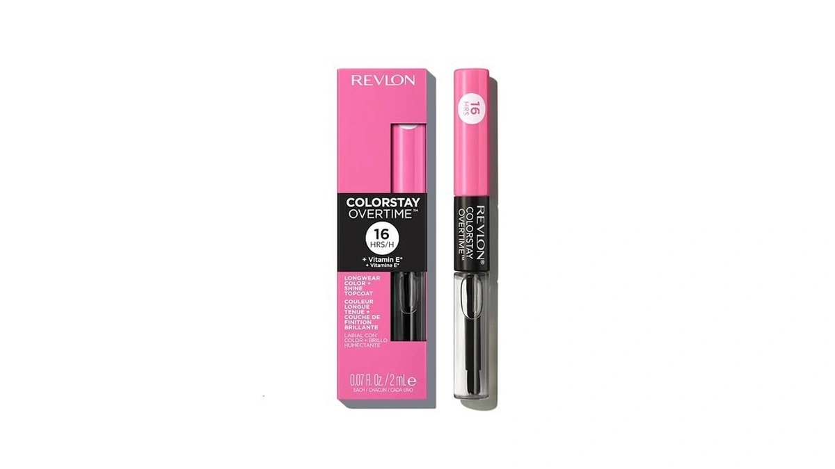 Revlon Colorstay Overtime Liquid Lipstick With Clear Lip Gloss, Long-lasting