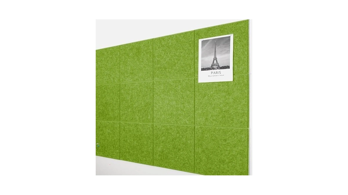 Aktop Cork Board Bulletin Board 47"x35", 12 Pack Removable Felt