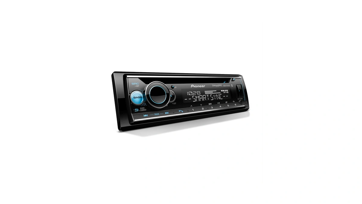 Pioneer Deh-s6220bs 1-din Cd Receiver β Bluetooth, Siriusxm, Usb/aux, Color
