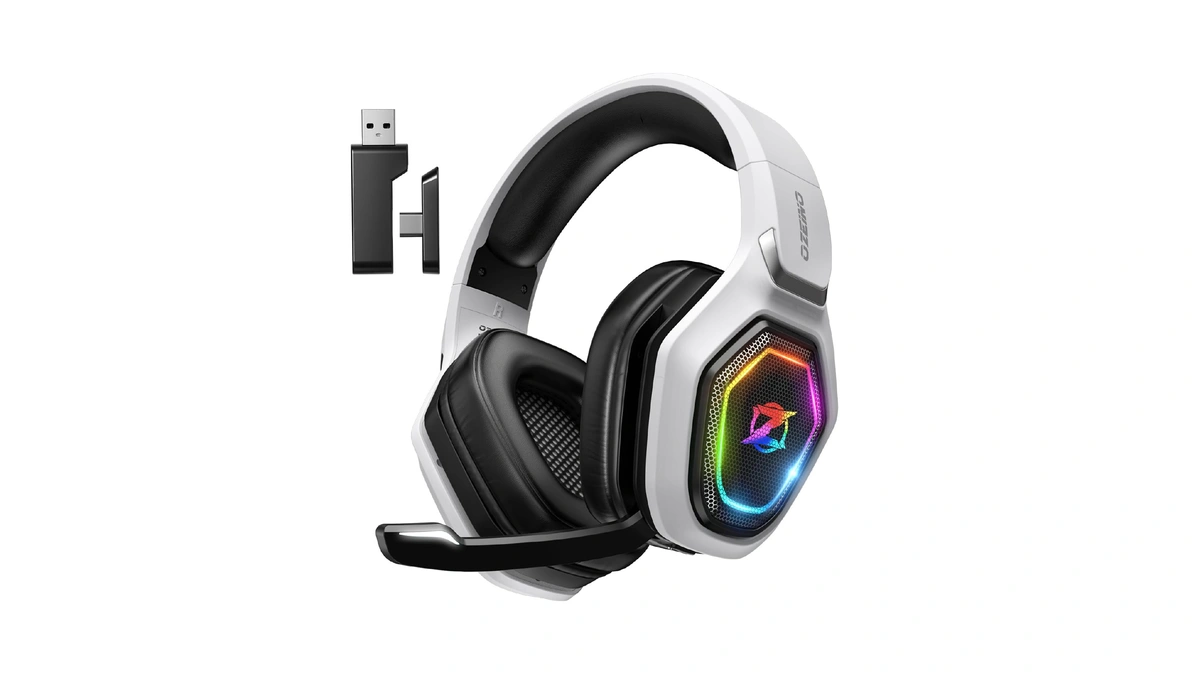 Ozeino 2.4ghz Wireless Gaming Headset For Pc, Ps5, Ps4 -