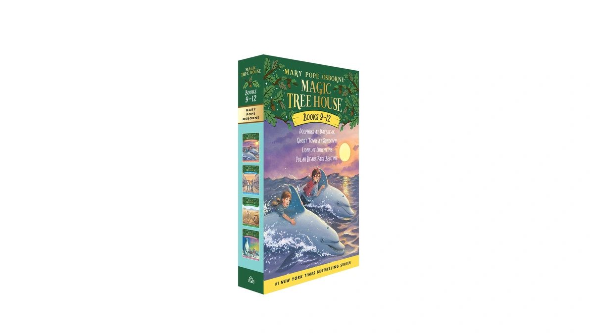 Magic Tree House Boxed Set, Books 9-12: Dolphins At Daybreak,