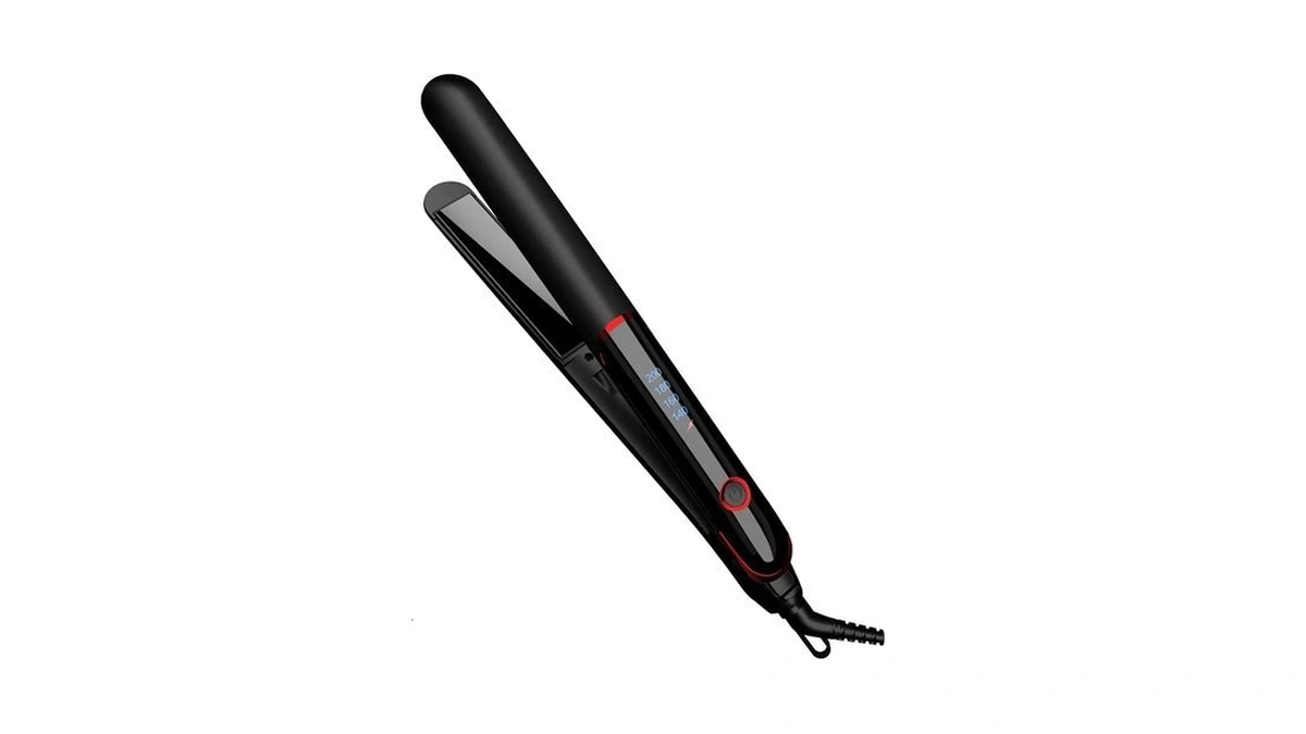 Embracesun 1 Inch Anti Static Flat Iron Travel Straightener With