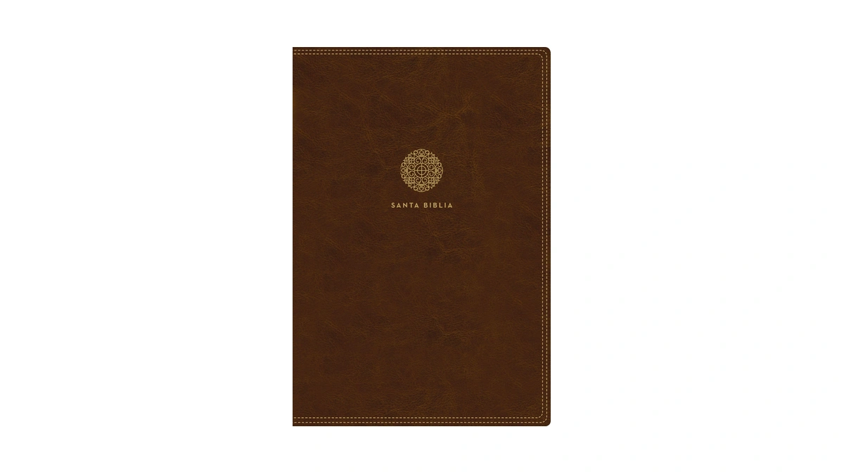 Rvr60, Santa Biblia, Letra Supergigante, Leathersoft, Café, Con Índice Y