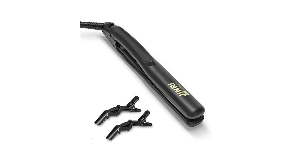 Jinri 0.8 Inch Hair Straightener Titanium Plate Medium-sized Flat Iron,perfect