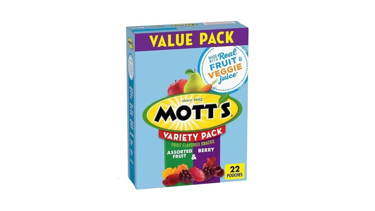 Mott's Fruit Flavored Snacks, Berry And Assorted Fruit, Gluten Free