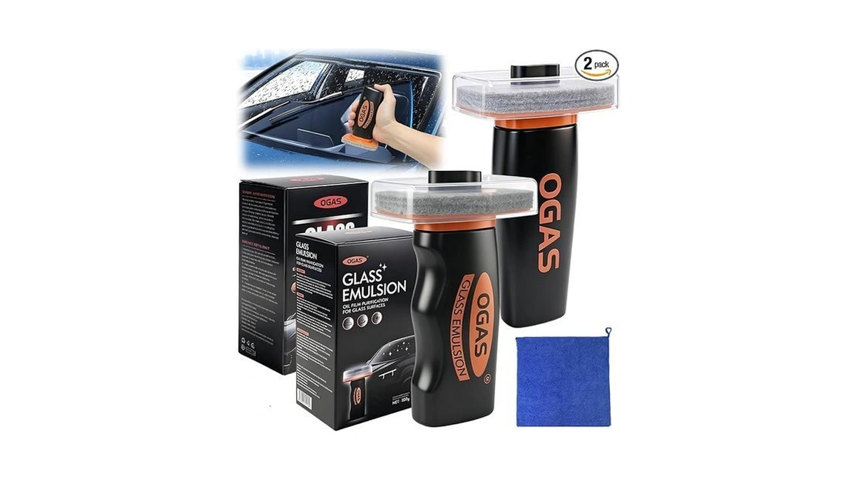 Car Windshield Cleaner & Lubricating Glass Coating, 100ml X 2pcs