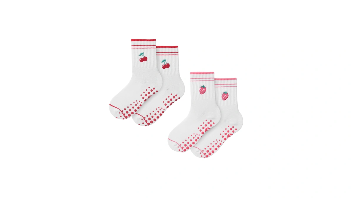 Amazon : Coolmate Pilates Socks With Grips For Wo