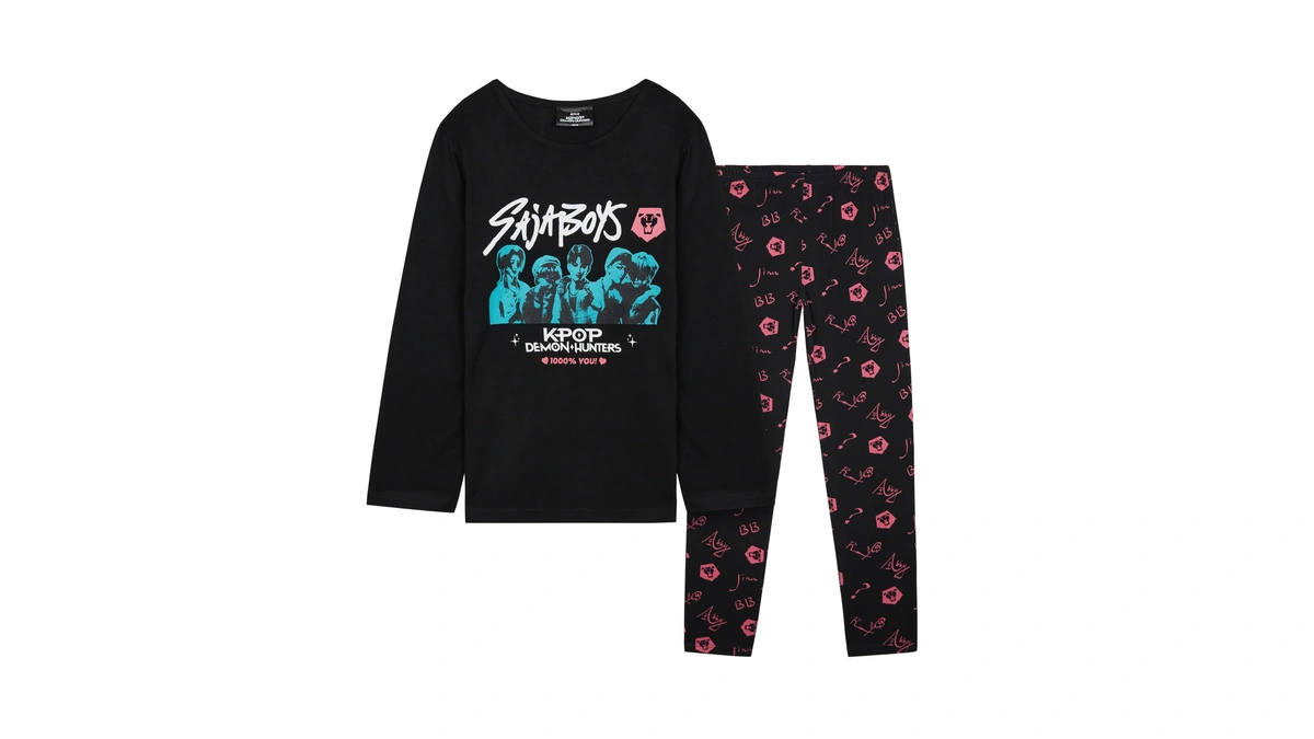 Kpop Demon Hunters 2 Piece Pajamas For Girls, Teens