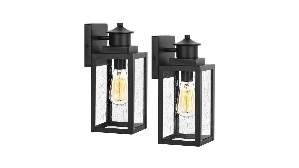 Beslowe Outdoor Wall Lights, Exterior Lighting Fixtures Wall Mount, Waterproof