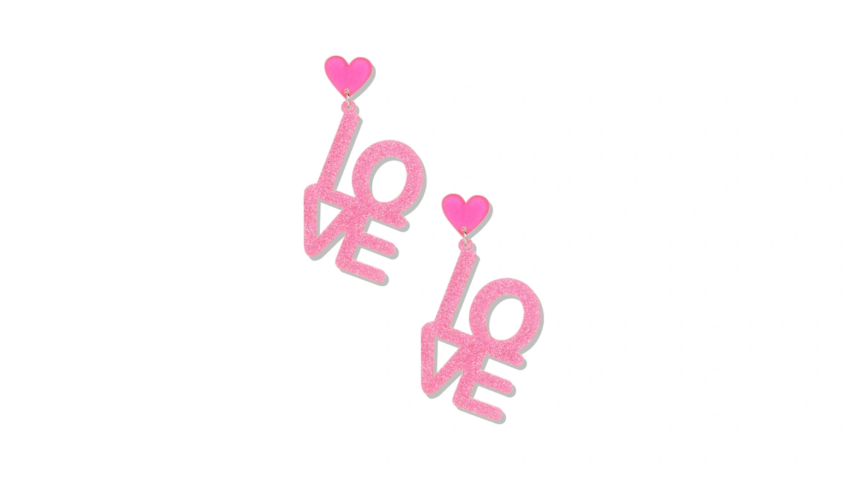 Valentine Earrings For Women Dangling Heart Earrings Match Valentine Day