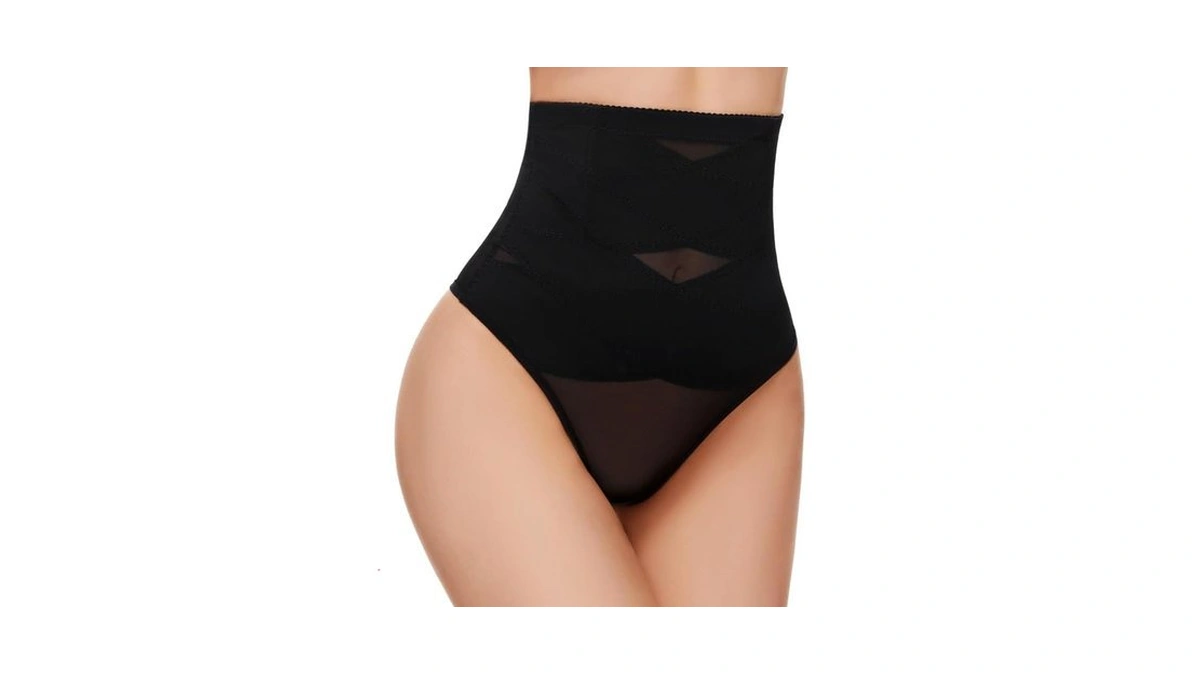 Simiya Thong Shapewear Tummy Control For Women High Waist Stay-put