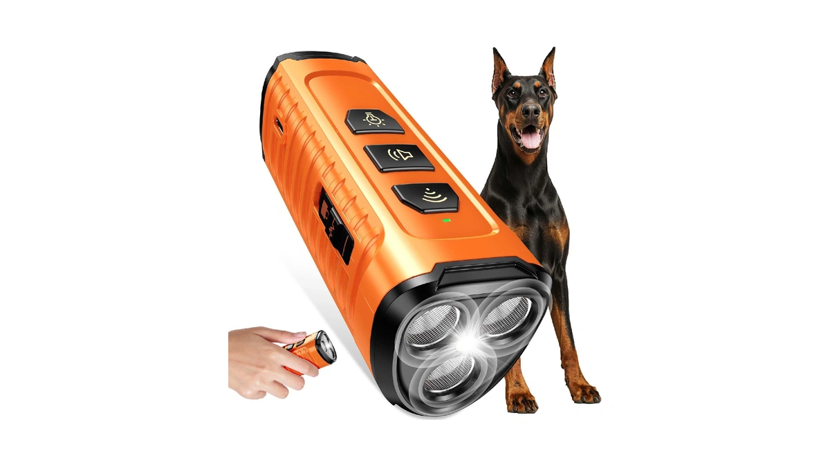 Cbersmg Dog Bark Deterrent Device 3x Anti Barking Device For