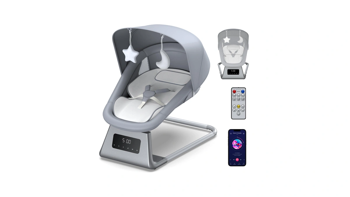 Flicbaby Baby Swings For Infants, Smart Electric Baby Swing, Portable