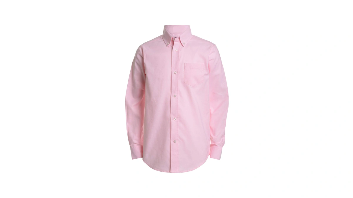 Izod Kids Boys 8-20 Long Sleeve Solid Buttondown Dress Shirt,