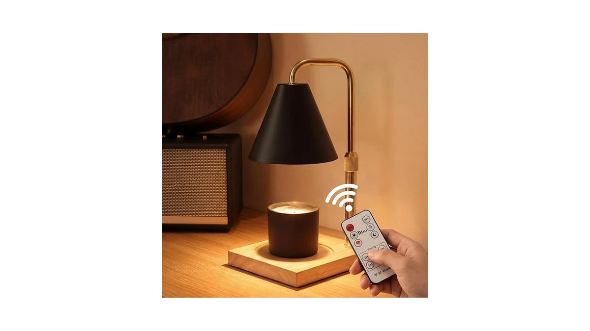 Bjffn Candle Warmer Lamp With Timer And Wireless Remote Control