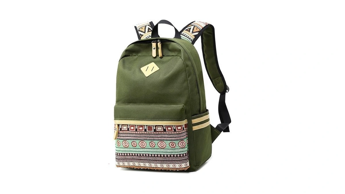 Swacort Backpack For School Women Canvas Travel Laptop Backpacks For