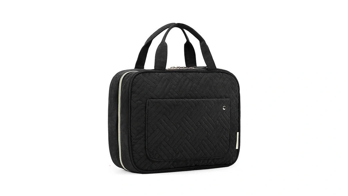 Bagsmart Toiletry Bag Travel Bag With Hanging Hook, Water-resistant Makeup